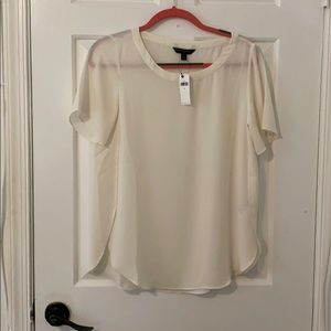 NWT banana republic white blouse